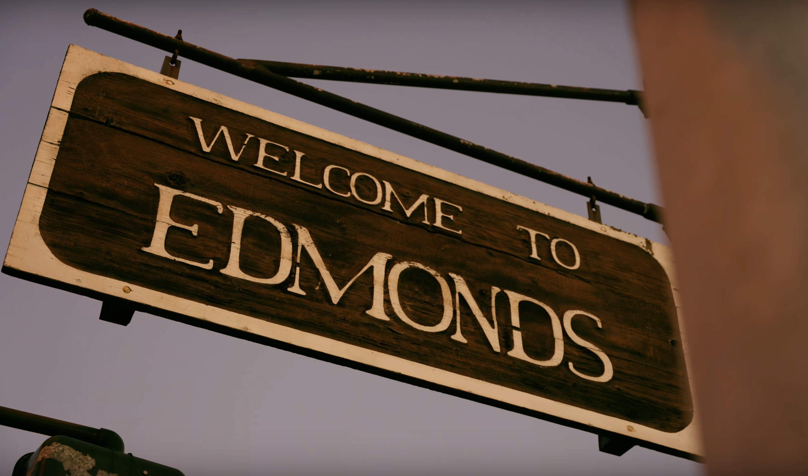 Welcome to Edmonds sign