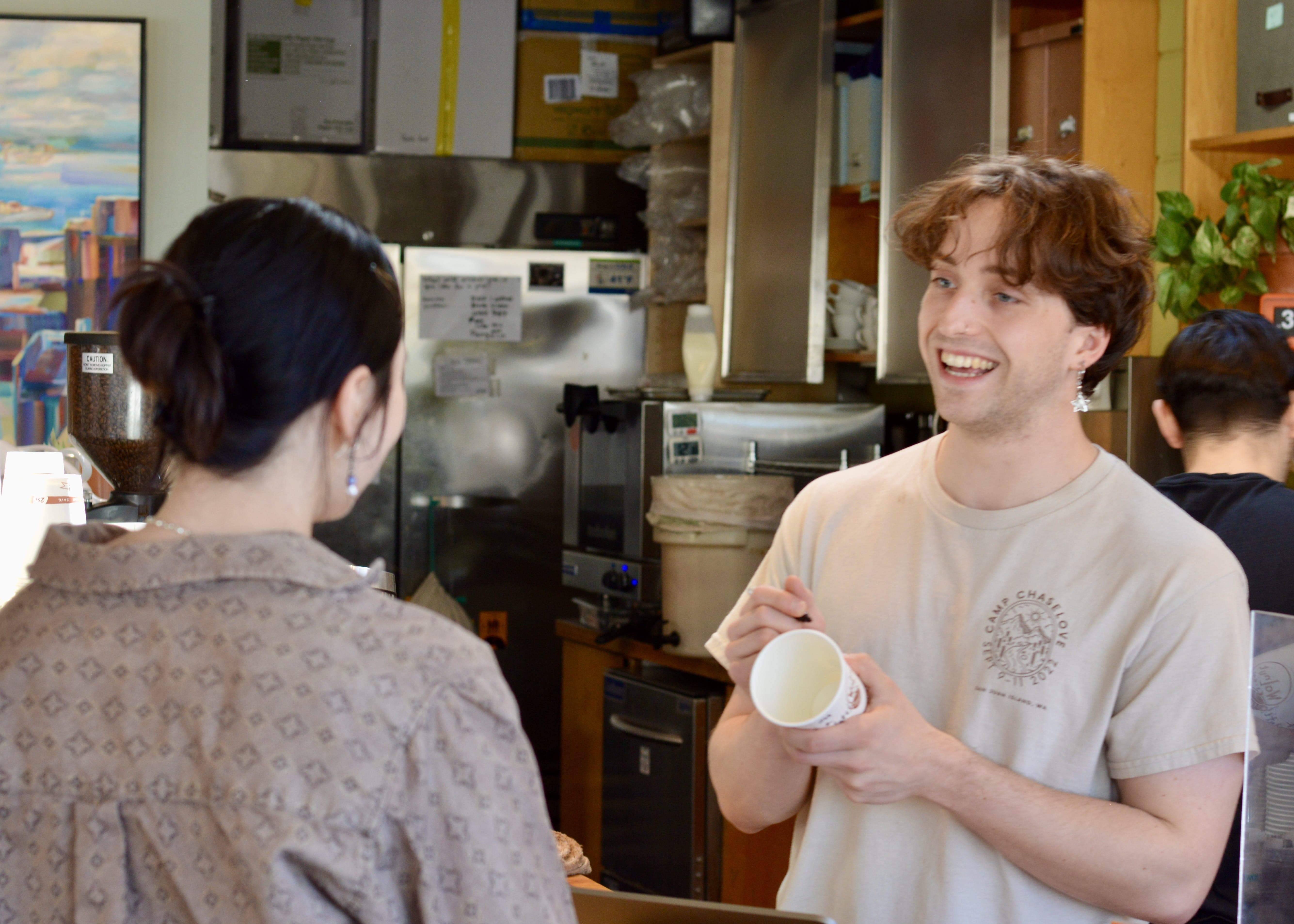 Rylan at Walnut St. Coffee